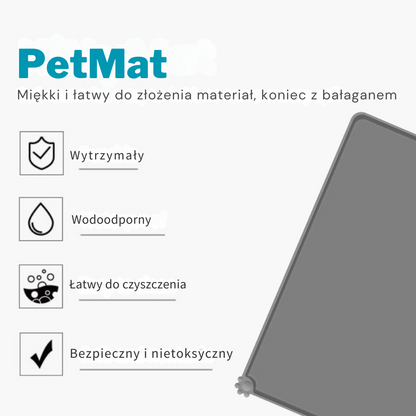 Wodoodporna mata do karmienia zwierząt PetMat