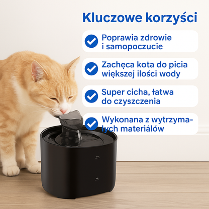 Ultra cicha fontanna dla zwierząt 2,2L Pettify™